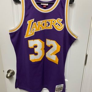 Purple authentic Lakers jersey. Worn twice